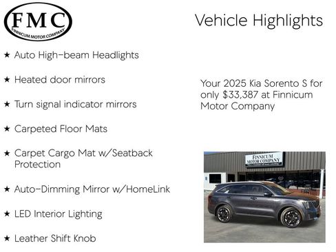 Used 2025 Kia Sorento S w/ Panoramic Sunroof Package image 21