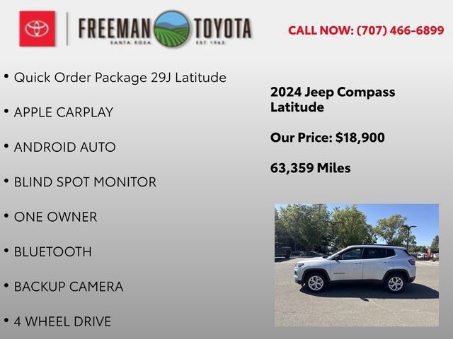 Used 2024 Jeep Compass Latitude AWD/4WD image 5