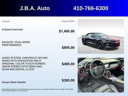 Used 2016 Chevrolet Camaro SS image 5