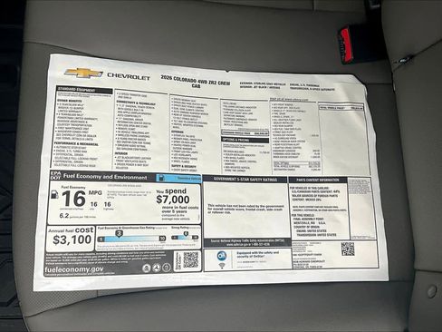 New 2026 Chevrolet Colorado ZR2 w/ ZR2 Bison Edition image 22