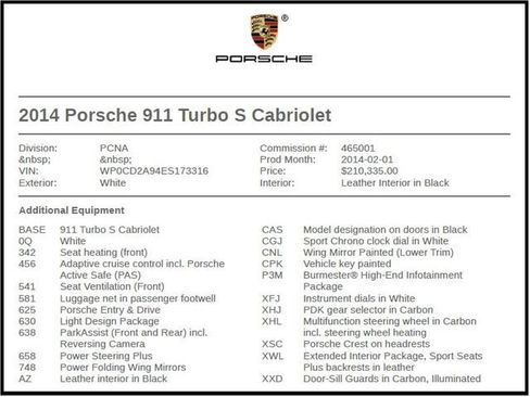 Used 2014 Porsche 911 Turbo S image 7
