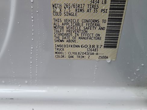 Used 2022 Nissan Frontier SV w/ Technology Package image 6