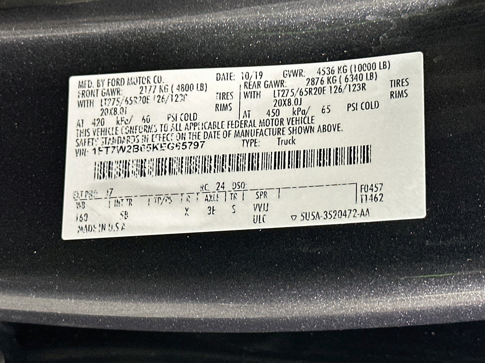Used 2019 Ford F250 Lariat w/ Lariat Value Package AWD/4WD image 12