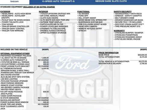 New 2026 Ford F250 XLT w/ XLT Premium Package AWD/4WD image 2
