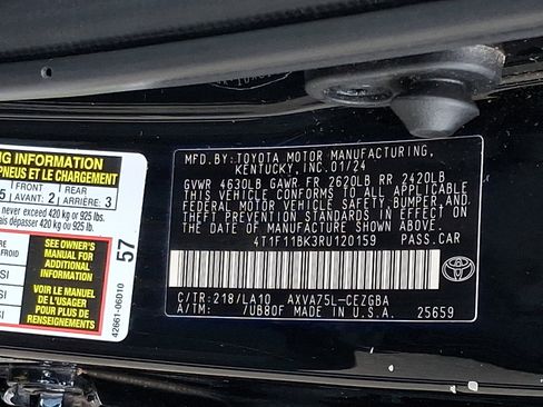 Certified 2024 Toyota Camry XLE w/ Navigation Package AWD/4WD image 28