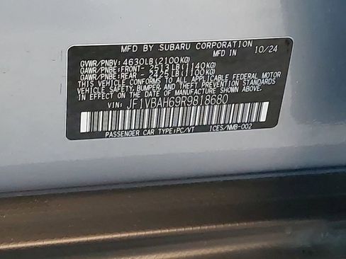 Certified 2024 Subaru WRX Premium AWD/4WD image 36
