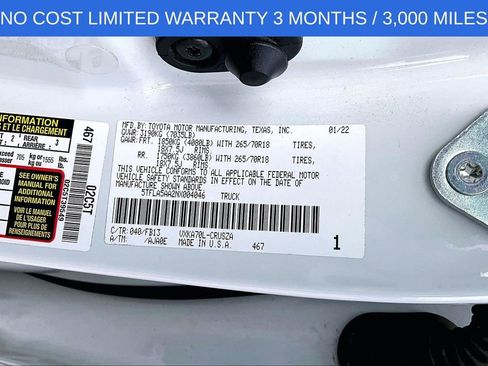 Used 2022 Toyota Tundra SR5 w/ SR5 Convenience Package image 34