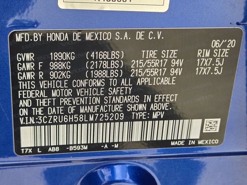 Used 2020 Honda HR-V EX image 32