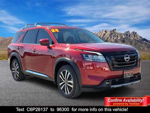 Used 2024 Nissan Pathfinder Platinum w/ Black Appearance Package FWD image 1