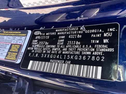 Used 2019 Kia Optima EX FWD image 34
