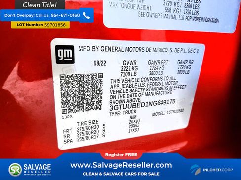 Used 2022 GMC Sierra 1500 SLE AWD/4WD image 16