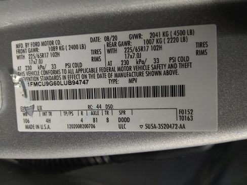 Used 2020 Ford Escape SE AWD/4WD image 33
