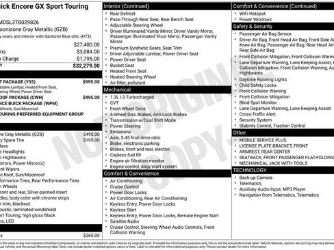 New 2026 Buick Encore GX Sport Touring w/ Comfort Package image 10