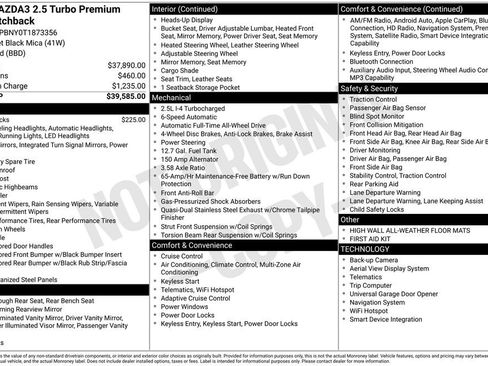 New 2026 MAZDA MAZDA3 Hatchback w/Premium Plus Pkg AWD/4WD image 5