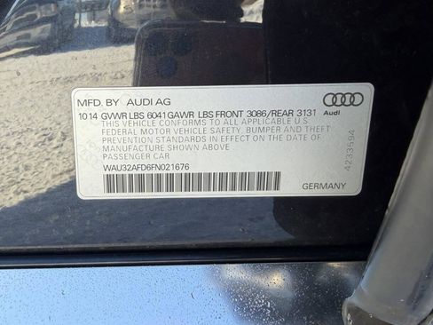 Used 2015 Audi A8 L 4.0T w/ Premium Package image 11