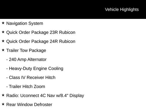 Used 2023 Jeep Gladiator Rubicon w/ Trailer Tow Package AWD/4WD image 8