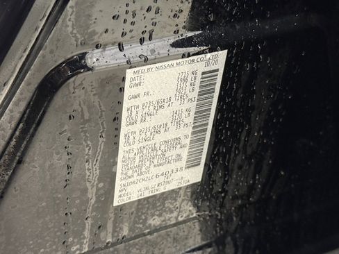 Certified 2020 Nissan Pathfinder SL w/ Cargo Package image 33