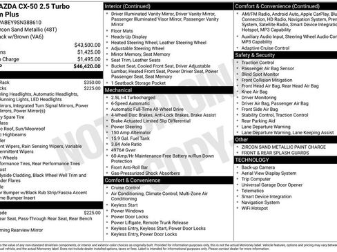 Certified 2025 MAZDA CX-50 2.5 Turbo w/ Premium Plus Pkg image 35