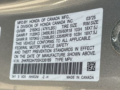Used 2025 Honda CR-V EX-L image 30
