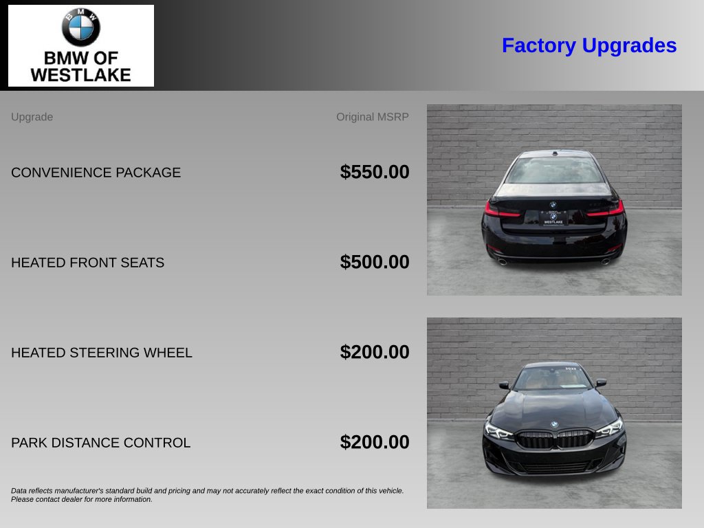 Used 2023 BMW 330i xDrive Sedan w/ Convenience Package AWD/4WD image 4