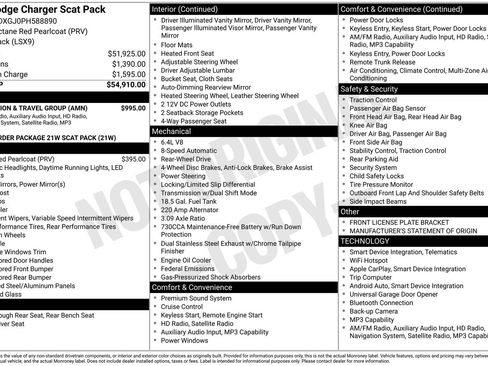 Used 2023 Dodge Charger Scat Pack w/ Navigation & Travel Group image 34