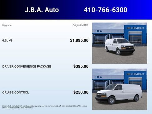 New 2025 Chevrolet Express 2500 w/ Driver Convenience Package image 5