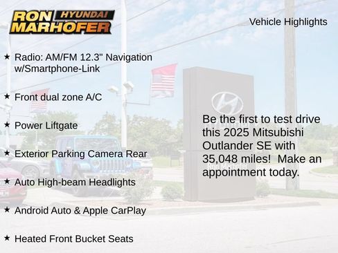 Used 2025 Mitsubishi Outlander SE AWD/4WD image 2