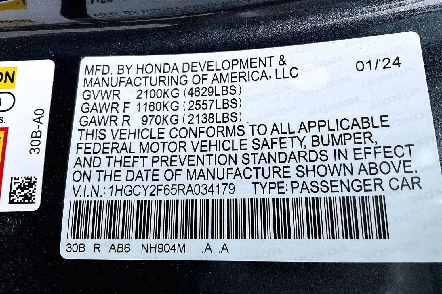 Used 2024 Honda Accord EX-L image 33