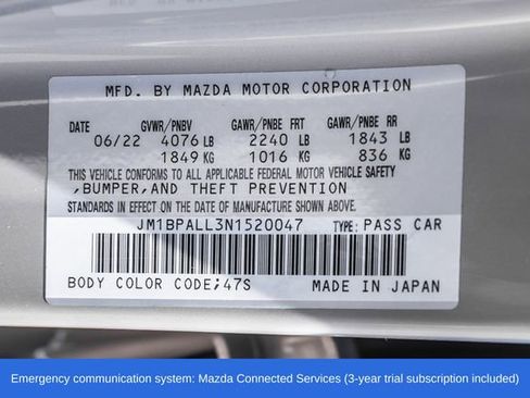 Used 2022 MAZDA MAZDA3 s FWD image 35