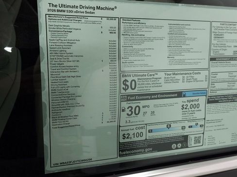 New 2026 BMW 530i xDrive image 35