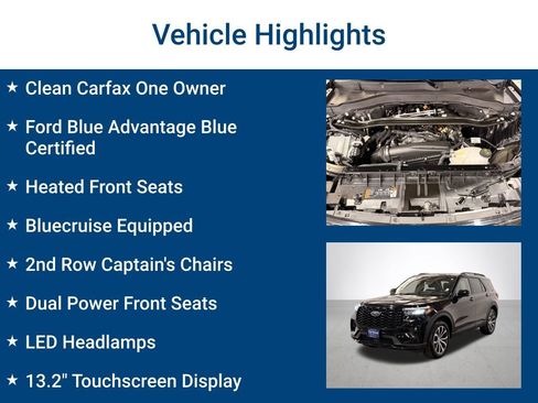 Certified 2025 Ford Explorer ST-Line AWD/4WD image 3