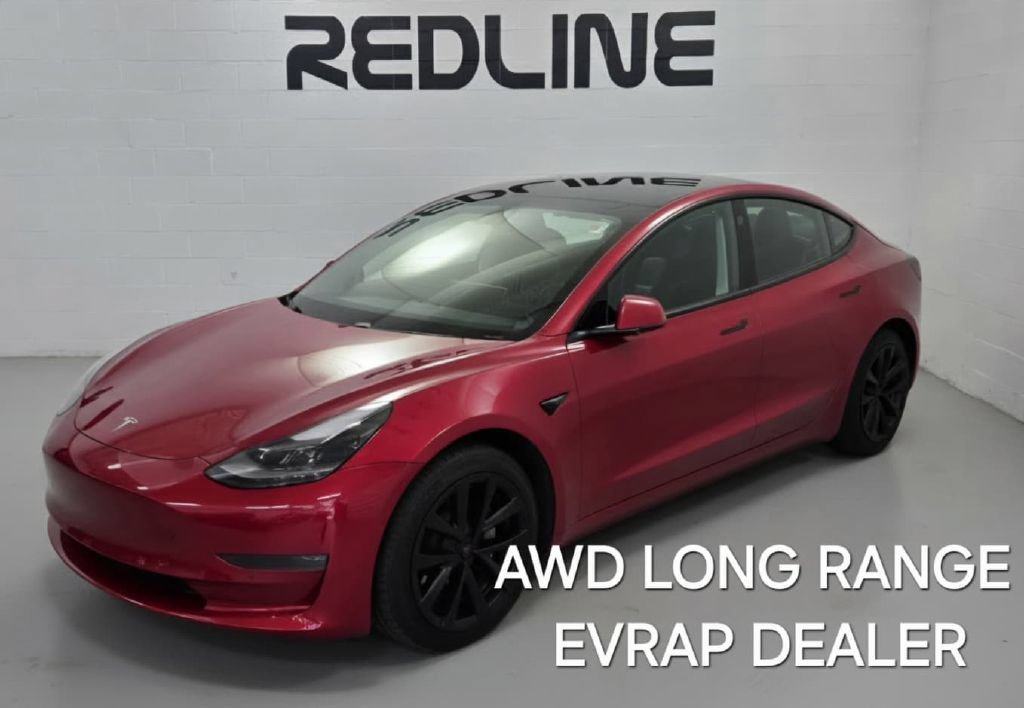 Used 2021 Tesla Model 3 Long Range AWD/4WD image 1