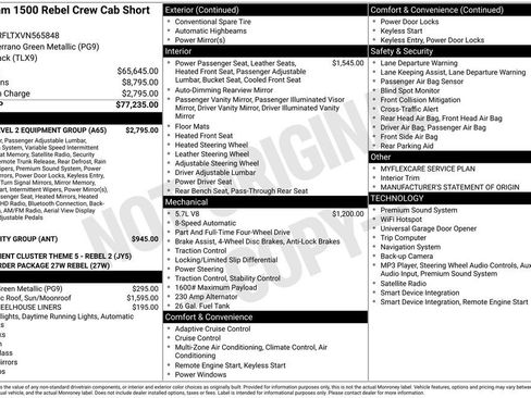 New 2027 RAM 1500 Rebel w/ Rebel Level 2 Equipment Group AWD/4WD image 44