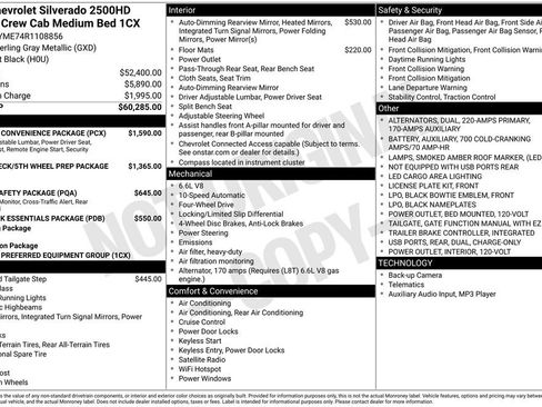 Certified 2024 Chevrolet Silverado 2500 Custom w/ Custom Convenience Package image 5