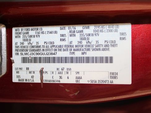 Used 2016 Lincoln MKC Reserve w/ Lincoln MKC Climate Package image 24