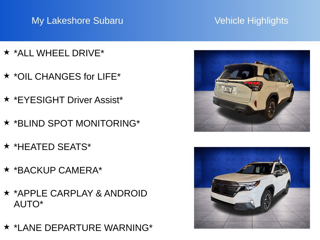 Certified 2026 Subaru Forester Premium AWD/4WD image 6