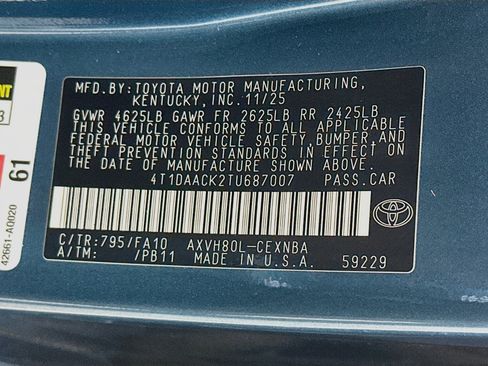 Used 2026 Toyota Camry LE FWD image 12