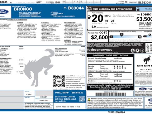 New 2025 Ford Bronco Outer Banks AWD/4WD image 45