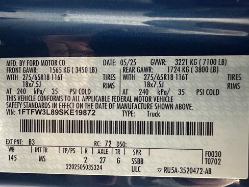 Used 2025 Ford F150 XLT w/ Equipment Group 301A Standard AWD/4WD image 11