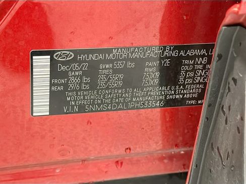 Used 2023 Hyundai Santa Fe Limited AWD/4WD image 28