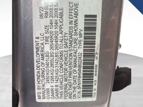 Used 2022 Honda Passport EX-L image 1