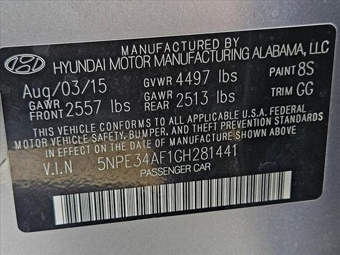 Used 2016 Hyundai Sonata Limited w/ Option Group 05 image 20