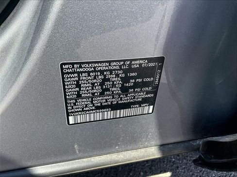 Used 2021 Volkswagen Atlas SE AWD/4WD image 9