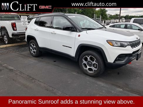 Used 2022 Jeep Compass Trailhawk w/ Sun and Sound Group AWD/4WD image 1
