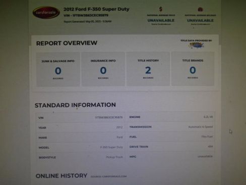 Used 2012 Ford F350 XLT w/ Camper Pkg image 25