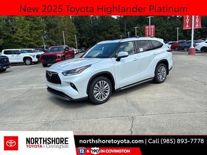 New 2025 Toyota Highlander Platinum