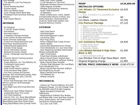 Used 2025 Porsche Panamera 4S w/ Premium Package image 65