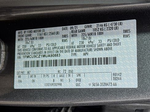 Used 2021 Ford Escape SEL AWD/4WD image 29