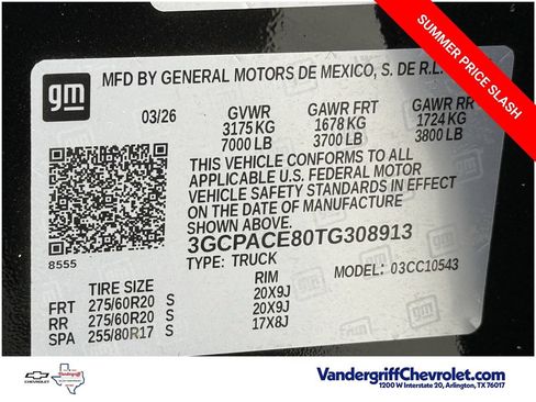 New 2026 Chevrolet Silverado 1500 LT w/ Texas Edition Plus RWD image 21