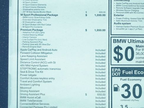 New 2027 BMW 530i xDrive AWD/4WD image 8